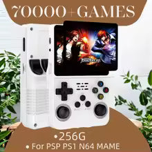Consola Arcade Retro R36S – 256GB, +70,000 Juegos, Pantalla IPS 3.5"